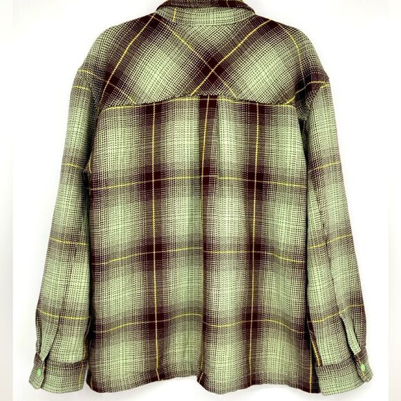 NWT The North Face Valley Twill Utility Misty Sage Plaid XL - Picture 4 of 14